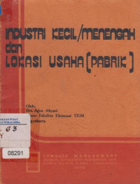 Image of Industri Kecil/Menengah dan Lokasi Usaha (Pabrik)