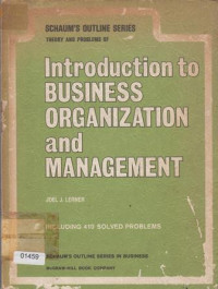 Image of Introduction to Business Organization and Management