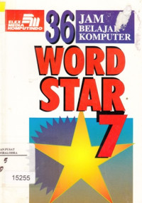 Image of 36 Jam Belajar Komputer Word Star 7