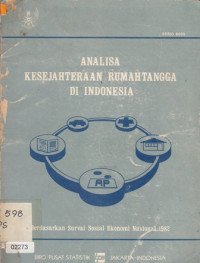 Image of Analisa Kesejahteraan Rumahtangga Di Indonesia