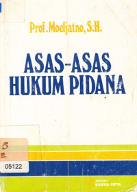 Image of Asas-asas Hukum Pidana