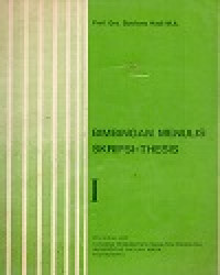 Image of Bimbingan Menulis Skripsi-Thesis I