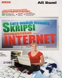 Image of Cara mudah menulis skripsi menggunakan internet