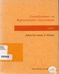 Image of Considerations On Representative Goverment