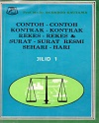 Image of Contoh-Contoh Kontrak-Kontrak Rekes-Rekes & Surat-Surat Resmi Sehari-Hari