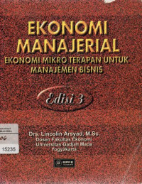 Image of Ekonomi Manajerial