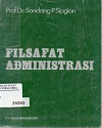 Image of Filsafat Administrasi