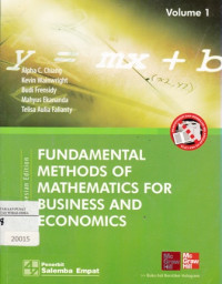 Image of Fundamental methods of mathematics for business and economics