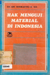 Image of Hak Menguji Material di Indonesia