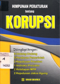 Image of Himpunan Peraturan Tentang KORUPSI