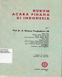Image of Hukum Acara Pidana Di Indonesia