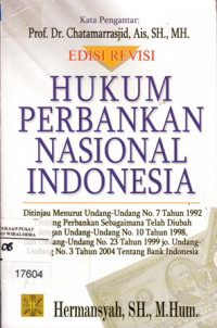 Image of Hukum Perbankan Nasional Indonesia
