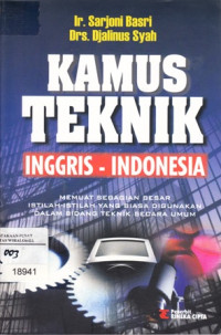 Image of Kamus Teknik Inggris-indonesia