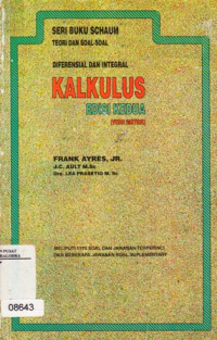 Image of Diferensial dan integral kalkulus  versi metrik