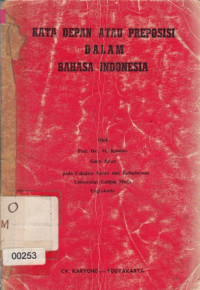Image of Kata Depan Atau Preposisi Dalam Bahasa Indonesia