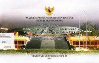 Image of Majelis Permusyawaratan Rakyat Republik Indonesia