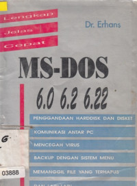 Image of Lengkap Jelas Cepat MS-DOS 6.0 6.2 6.22