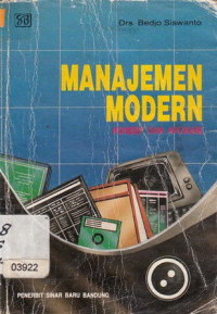 Image of Manajemen Modern: Konsep dan Aplikasi