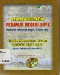 Image of Manajemen Pegawai Negeri Sipil