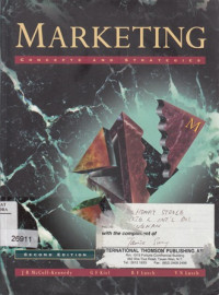 Image of Marketing: concepts and strategies