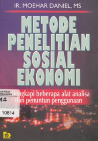 Image of Metode Penelitian Sosial Ekonomi