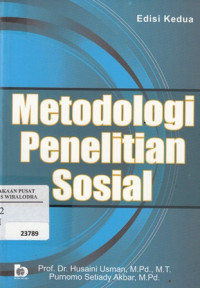 Image of Metodologi Penelitian Sosial