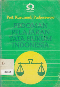 Image of Pedoman Pelajaran Tata hukum Indonesia