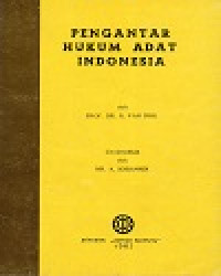 Image of Pengantar Hukum Adat Indonesia
