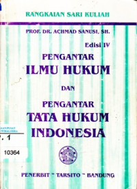 Image of Pengantar Ilmu Hukum Dan Pengantar Tata Hukum Indonesia
