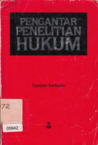 Image of Pengantar Penelitian Hukum