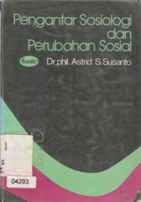 Image of Pengantar sosiologi dan perubahan sosial