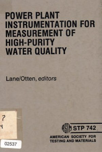 Image of Power Plant istrumentation For Measurement Of High-Purity Water Quality