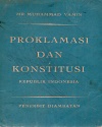 Image of Proklamasi Dan Konstitusi
