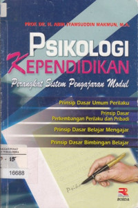 Image of Psikologi kependidikan: perangkat sistem pengajaran modul