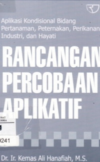 Image of Rancangan Percobaan Aplikatif