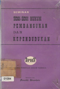 Image of Segi-segi Hukum Pembangunan dan Kependudukan