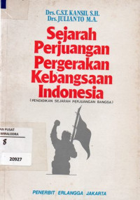 Image of Sejarah Perjuangan Pergerakan Kebangsaan Indonesia
