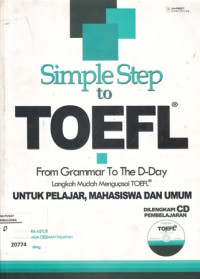 Image of Simple Step to TOEFL