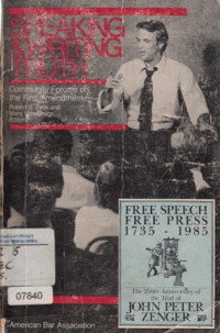 Image of Speaking And Writing Truth