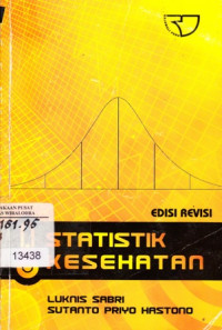Image of Statistik kesehatan edisi revisi