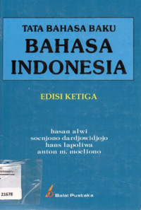 Image of Tata Bahasa Baku Bahasa Indonesia