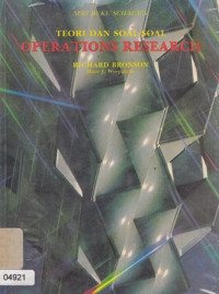 Image of Teori dan Soal Soal OPERATION RESEARCH