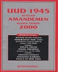 Image of UUD 1945 Setelah AMANDEMEN Kedua Tahun 2000