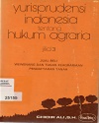 Image of Yurisprudensi Indonesia Tentang Hukum Agraria Jilid 3