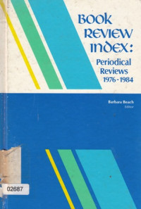 Image of Book Review Index : Periodical Reviews 1976-7984