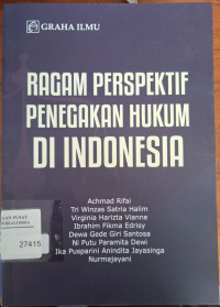 Image of Ragam Perspektif Penegakan Hukum Di Indonesia