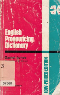 Image of English Pronouncing Dictionary