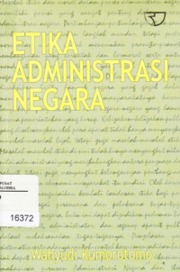 Image of Etika Administrasi Negara