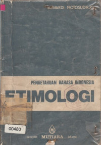 Image of Pengetahuan Bahasa Indonesia Etimologi