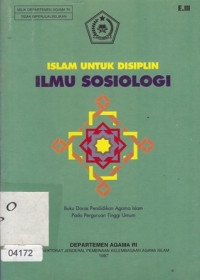 Image of Islam untuk DIsiplin Ilmu Sosiologi